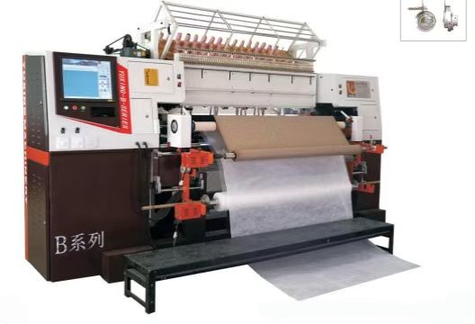 Bシリーズ コンピュータ化回転フック 多針クイールティングマシン