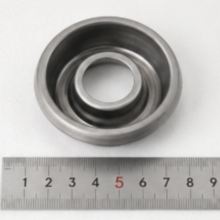 Precision Sealing Flange with ±0.02mm Tolerance for Motor End Covers via Multi-Stage Deep Drawing in SUS304/316 Stainless Steel