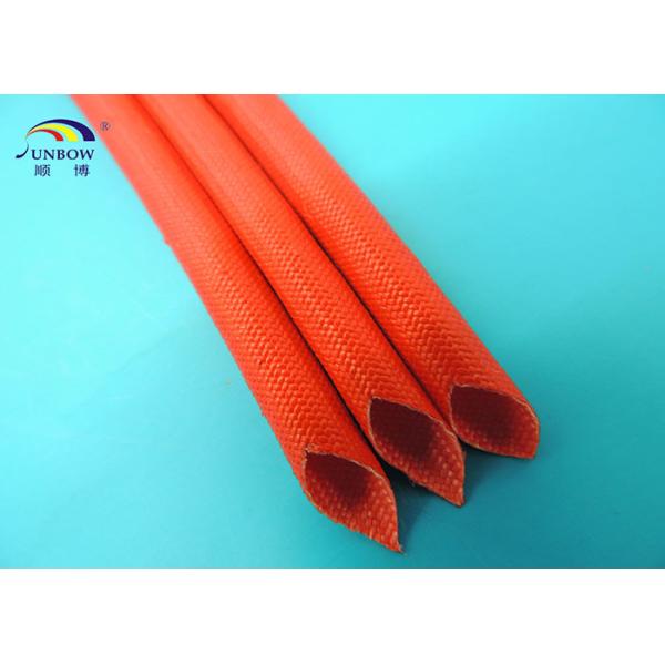 UL RoHS Flame Retardant Braided Fiberglass Sleeve Coated Silicone Rubber
