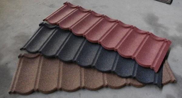 new style italy milano colorful stone coated metal roofing tile
