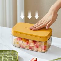 Fancy Beverages Press Tipo Cocktail Ice Cube Tray com caixa de gelo