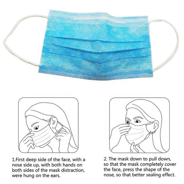 Civilian Protective Non Woven Surgical Mask / Anti Virus Mask Face Shield