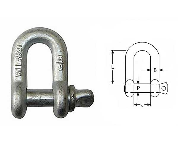 5 тонн Eurnpean D оковы с винтовой застежкой OEM