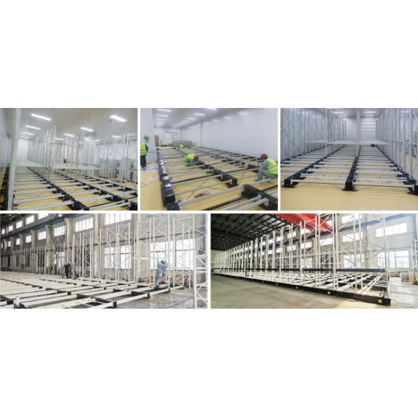 Electric Mobile Rack Rail-Guided Ground Track Guidance Closed Type  Electric Powered Motorized Mobile Heavy Duty Pallet Racking