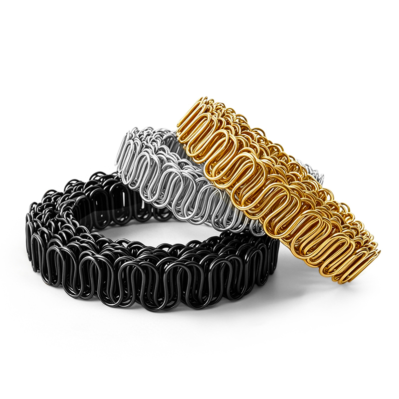 Custom Steel Wire Coil Multi-functional Sofa Seat Anti-collapse Spring Hardware Fittings Gold Self-cut Durable Furniture Springs