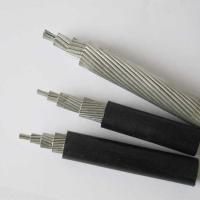 Abc 6 AWG de câble empaqueté par antenne en aluminium de basse tension de Lv échoué par configuration concentrique