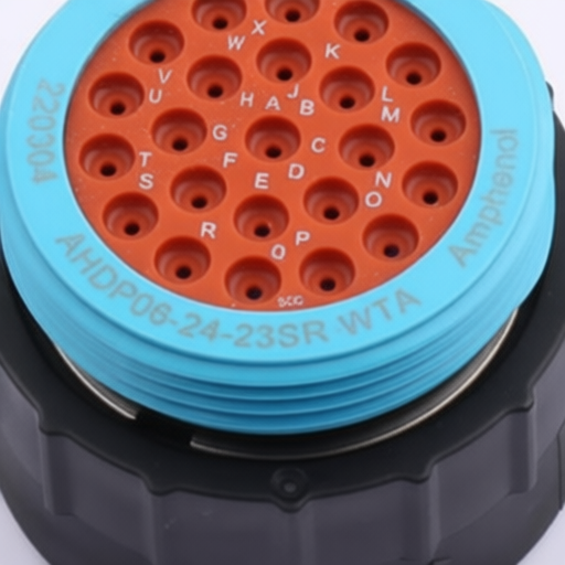 Thermoplastic housing plug Amphenol AHDP06-24-23SR-WTA with silicone rubber seal