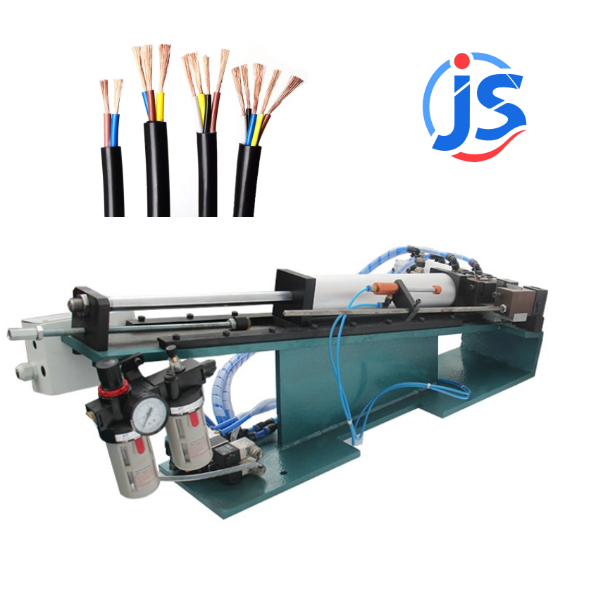 2 In 1 Semi Automatic Stripping Machine Custom Wire Stripping And Cutting Machine Lightweight