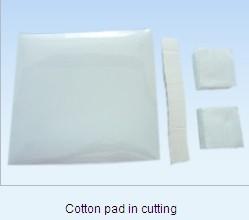 100% Non Woven Cotton Pad 4X4 / 5X5 Size 500gram/bag for Hotel