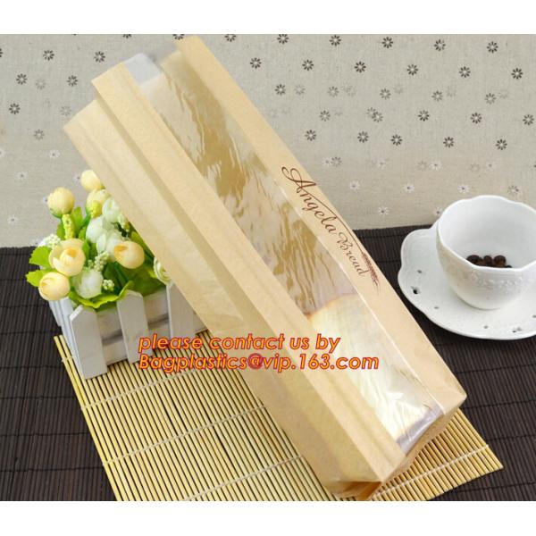 eco printed cheap recycled brown kraft bread packaging paper bags manufacturer in china,Bread paper Bag. Bread package b