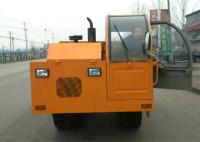 1T - 10T mini descarregador hidráulico, caminhão basculante pequeno da esteira rolante com o táxi fechado
