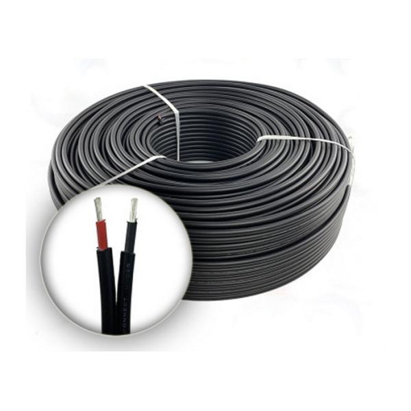 Кабель ядра близнеца  H1Z2Z2-K PV1-F 2x4mm2 солнечный