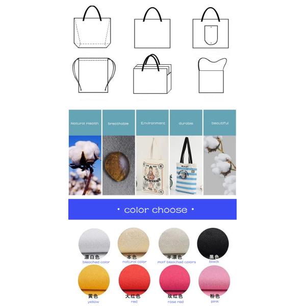 Сумка Tote моды тела изготовленных на заказ женщин логотипа взаимным напечатанная холстом с внутренними карманами