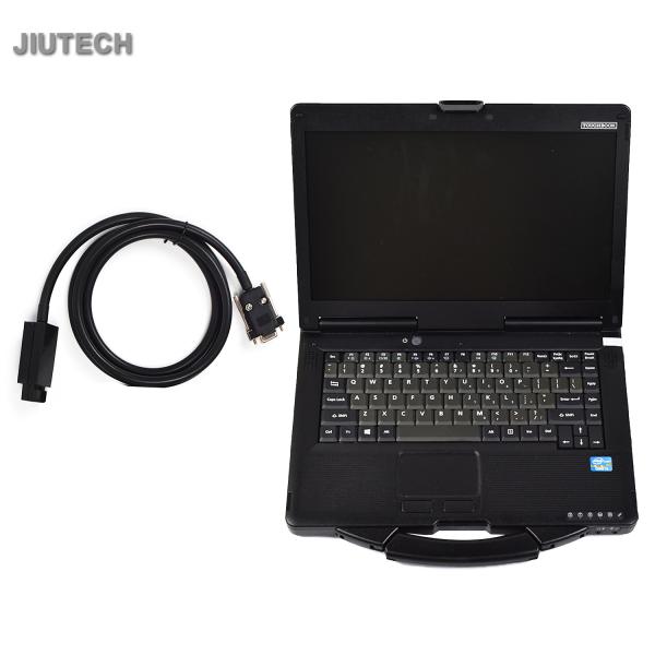 CF53 Laptop For Mitsubishi Forklift 16A68-00500 For Mitsubishi ET 12 Pin Cable Auto Forklift Diagnostic Scanner Cable For MITSUBISHI Lift Diagnostic Tool