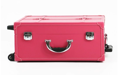 Sturdy Design Aluminium Makeup Case , Portable Makeup Station With Lights