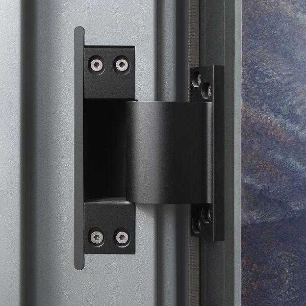9cm Thick Customized Steel Front Entry Doors Simulation Copper Paint Manual Opening