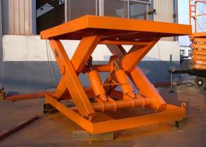 Elevador elétrico de SANTO Stationary Hydraulic 3 Ton Scissor Lift 5.5KW para a