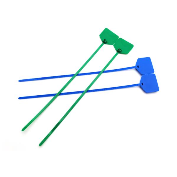 Custom 220mm Length Writeable Coloured Cable Ties With 30*21 Mm Marking Area