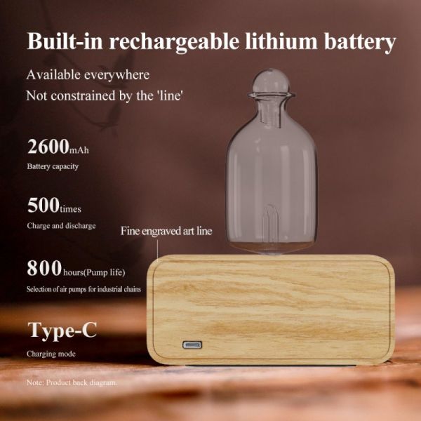 AM02 Wireless Nebulizing Aromatherapy Diffuser 1.5W With Cold Air Diffusion