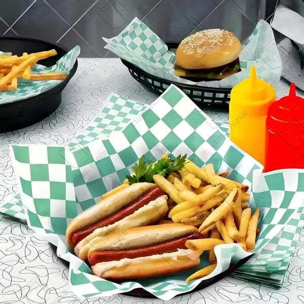 Custom Fluorine Free Greaseproof Paper For Food Packaging 30gsm 40gsm 50gsm 60gsm