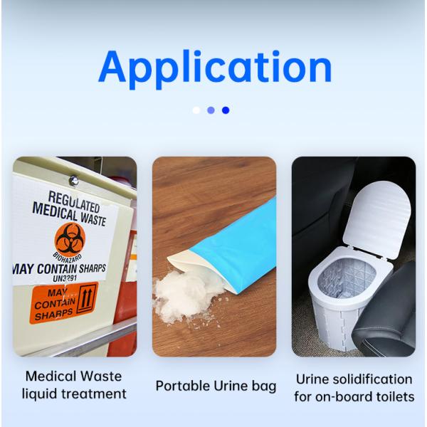Water Soluble Film Packed SAP Super Absorbent Polymer for Urine Bags
