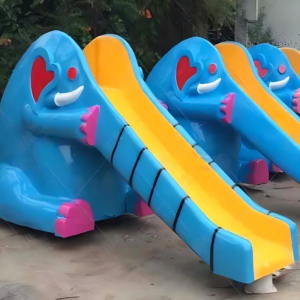 FRP Elephant Water Slide Corrosion Resistant For Kindergartens