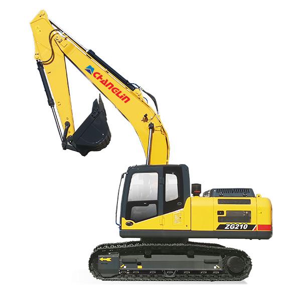 mini escavadeira compacta ZG210 Design ergonômico com espaço de condução espaçoso