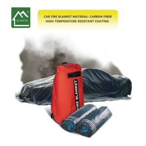 0.6mm Glass Fiber car fire blankets Suitable For Different Occasions