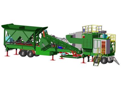 12 meses de garantia fácil mover Asphalt Plant portátil pequeno automático
