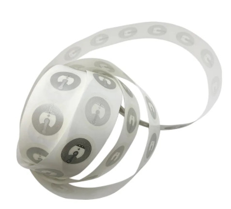 Printable Roll NFC Inlay Round 30mm NFC 213 144Byte ISO14443A RFID tag self Adhesive NFC Sticker