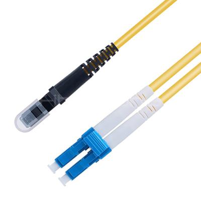 MTRJ PC para LC UPC Fibra Óptica Patch Cable Duplex Single Mode OS2 OFNR 3,0 mm Amarelo