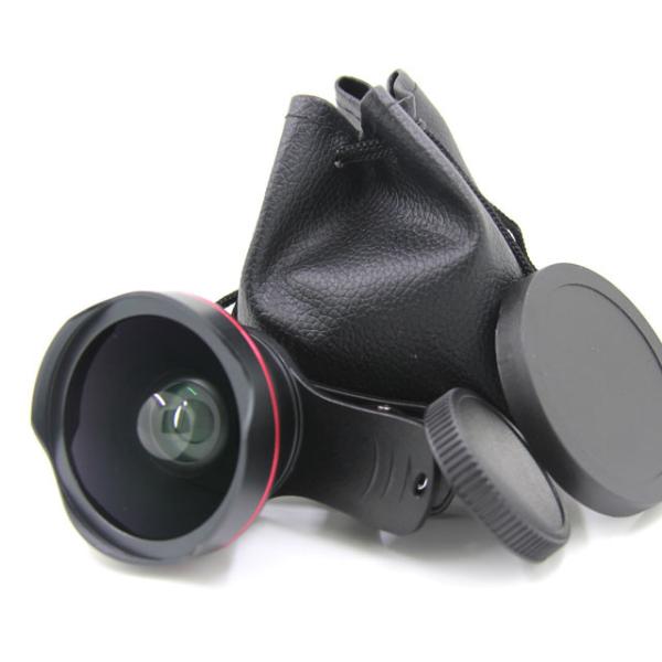 HD Wide Angle Cell Phone Wide Angle Lens 0.45X Black Universal Smartphones