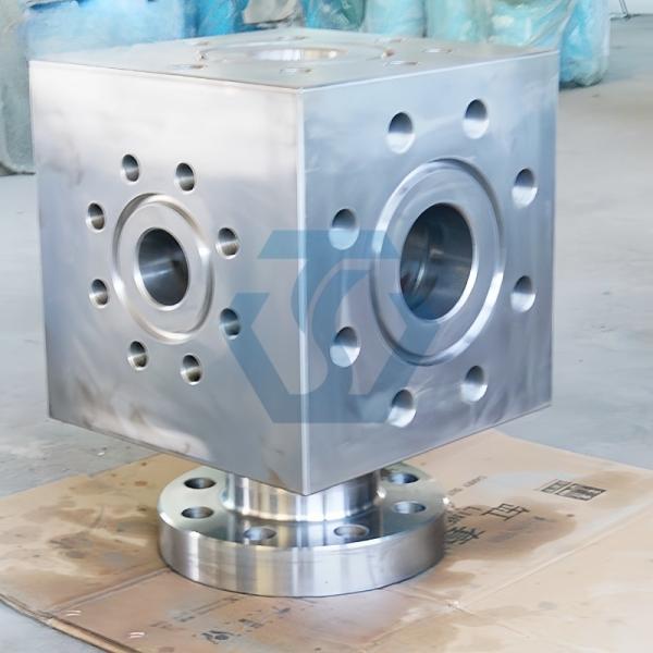 API 7K Oil Drilling Mud Pump Spare Parts Fluid End Module Valve Box And Hydraulic Cylinder