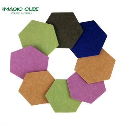 Recycled 100% Pet Felt Polyester Fibre Acoustic Panel For Space Decoration