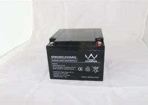As baterias acidificadas ao chumbo solares profundas do ciclo 12v 24ah coagulam