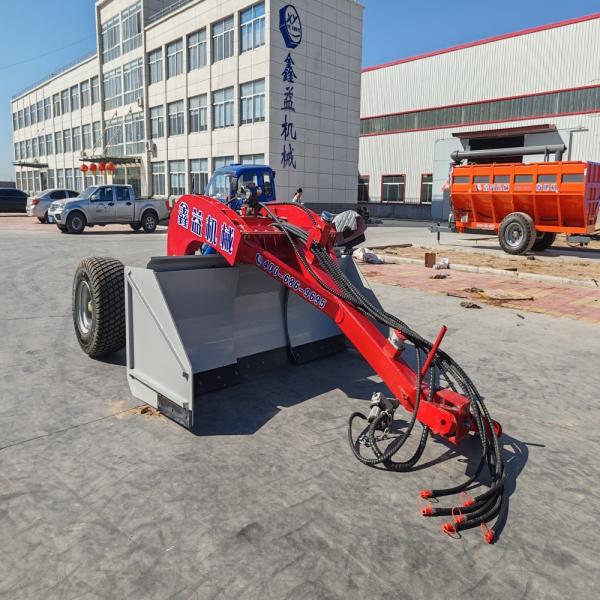 Tractor-Mounted Hydraulic Land Leveler with Adjustable Width and Heavy-Duty Build for Efficient Soil Grading