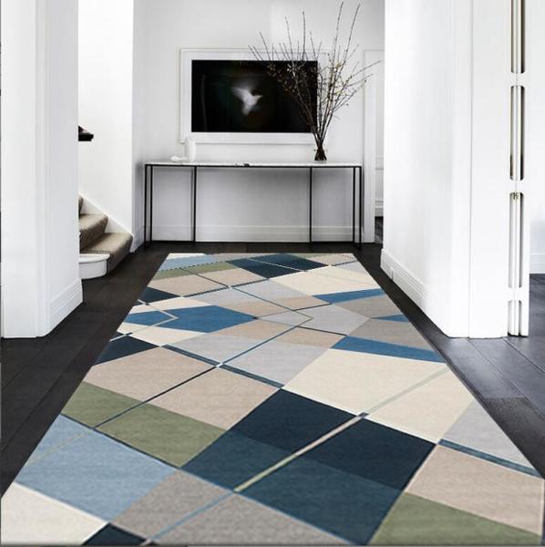 European Style Polyester Fiber Custom Commercial Floor Mat For Entrance Corridor Stairway Hotel