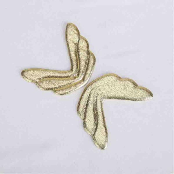 Silver Ultrasonic Embossing Flowers Crafts Fabric Wings Crafts Use In Gift Decoration