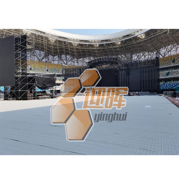 Plastic PP Portable Modular Event Deck Protect Grass Floor Outdoor Temporary Flooring for Event