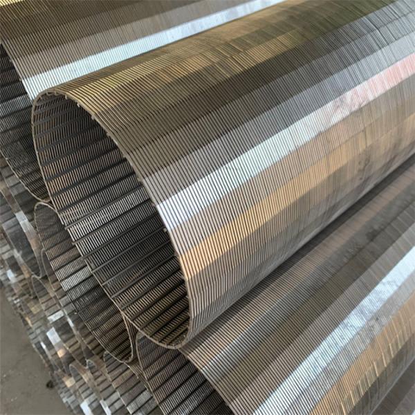 25um Wedge V Slotted Wire Johnson Screens Stainless Steel 316 Sieve Cylinder