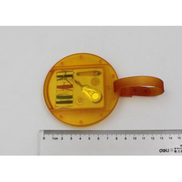 Mini Cute Travel Sewing Kit Needle Thread Box garment tag Round Or Flower Shaped