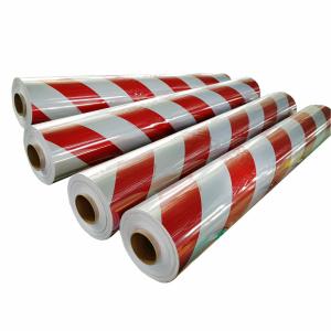 High Quality Self Adhesive Red and White Reflective Tapes for Safety LH and RH