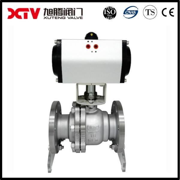 Stainless Steel High Platform Flanged Floating Ball Valve 300LB for Shipping Cost