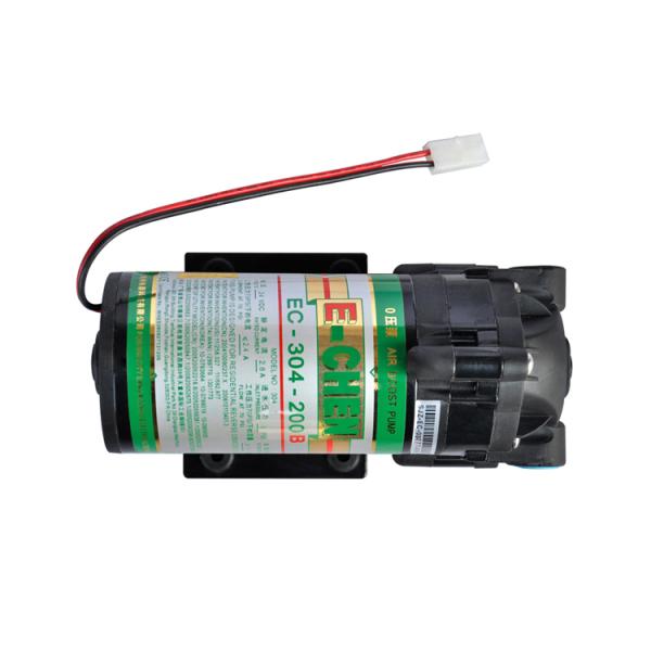 Diaphragm RO 24VDC Water Booster Pump , RO Booster Pump 200GPD Capacity