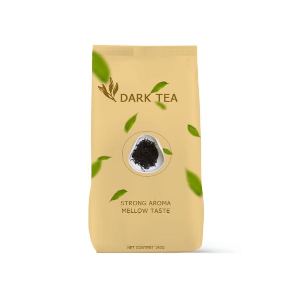 ODM OEM Foil Laminated Side Gusset Bags Dark Tea Packaging 150g