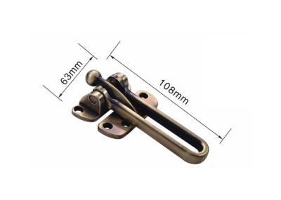 Durabilidade interna liga de zinco da extensibilidade do hardware 124x63x22mm da mobília da trava de porta grande