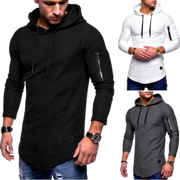 Custom Gym Full Face Zip Hoodie Sportswear Running Jacket Basketbal For Men