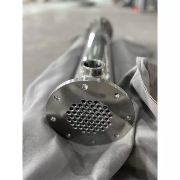 Stainless Steel Double Tube Sheet Heat Exchanger For Heat Transfer Cooling