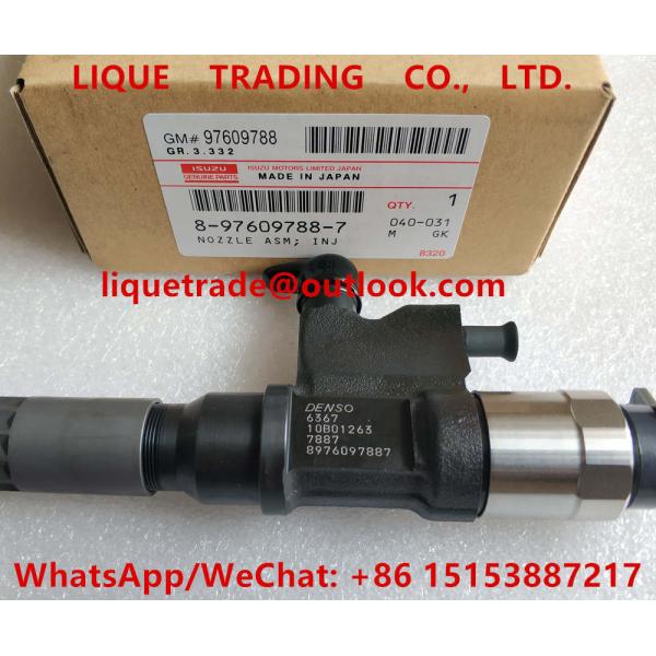 DENSO injector 095000-6367, 0950006367, 095000-636 for 8-97609788-7, 8976097887, 8-97609788-1, 8-97609788-1, 97609788