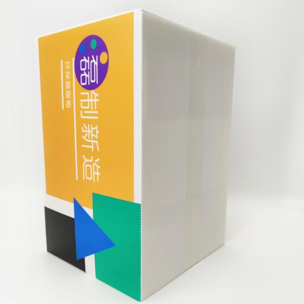 Flexo Express Corrugated Plastic Storage Boxes Anti Unpack Recycling